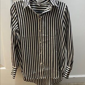 H&M Monochrome Striped Shirt
